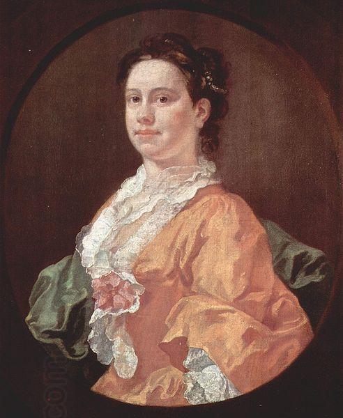 William Hogarth Portrait of Madam Salter oil painting picture